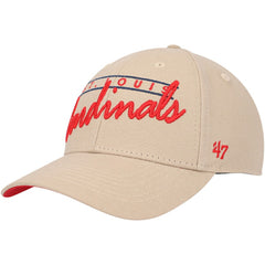 St. Louis Cardinals Atwood MVP Adjustable Hat - Khaki | 47 brand