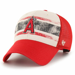 Los Angeles Angels Breakout MVP Trucker Adjustable Hat - Cream/Red | 47 brand