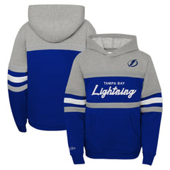 Tampa Bay Lightning Mitchell & Ness Youth Head Coach Pullover Hoodie