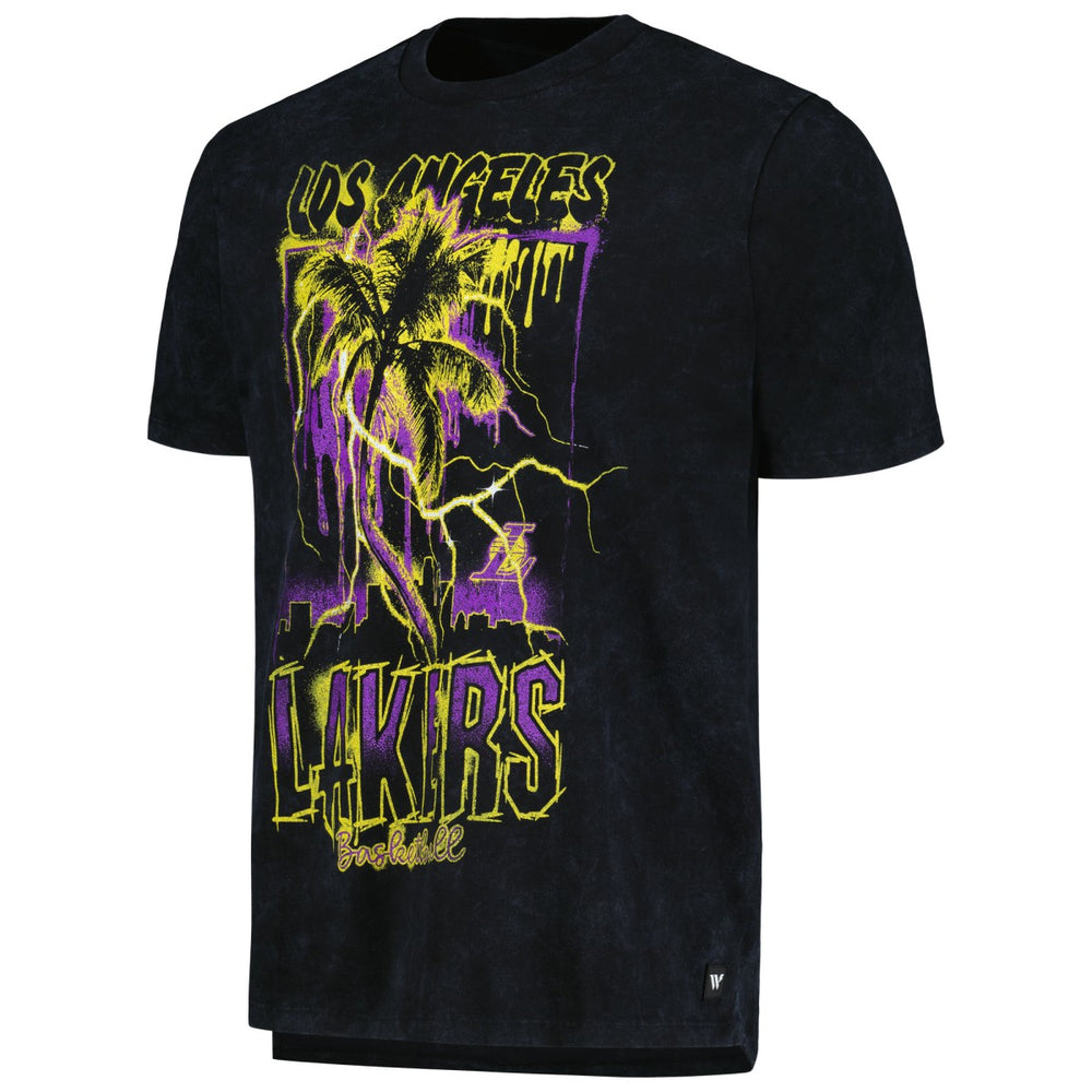 Los Angeles Lakers The Wild Collective Unisex Tour Band T-Shirt - Black sale