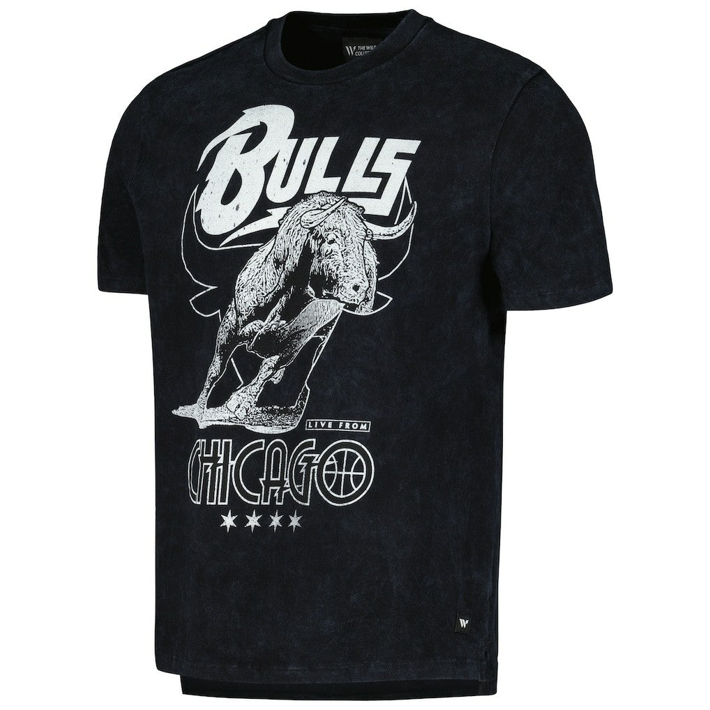 Chicago Bulls The Wild Collective Unisex Tour Band T-Shirt sale - Black discount