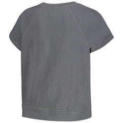 Phoenix Suns The Wild Collective Women's Embroidered Fleece Raglan Short Sleeve Pullover Sweatshirt - Gray sale