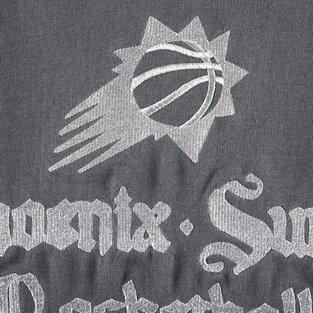 Phoenix Suns The Wild Collective Women's Embroidered Fleece Raglan Short Sleeve Pullover Sweatshirt - Gray sale