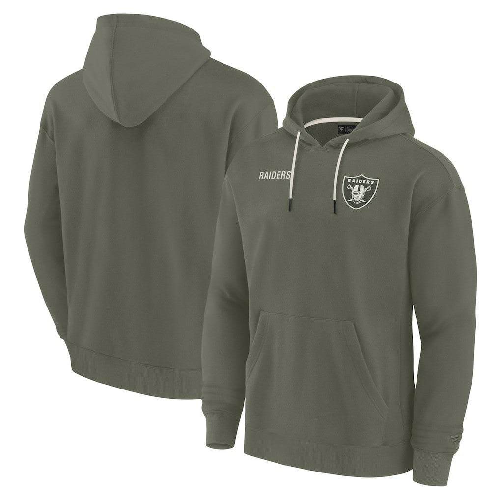 NFL Las Vegas Raiders Unisex Elements Super Soft Fleece Pullover Hoodie