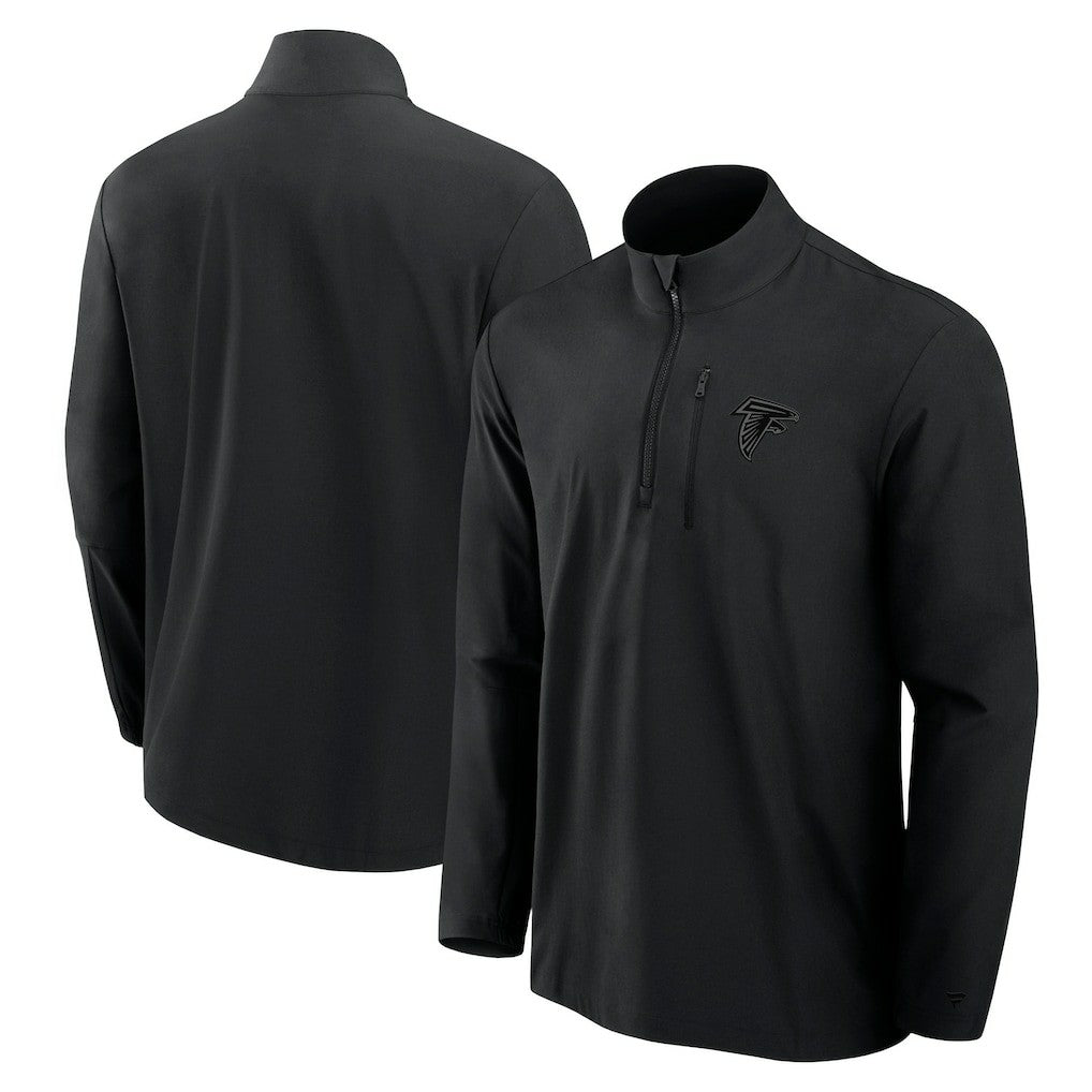 NFL Atlanta Falcons Front Office Micro Tonal Quarter-Zip Pullover