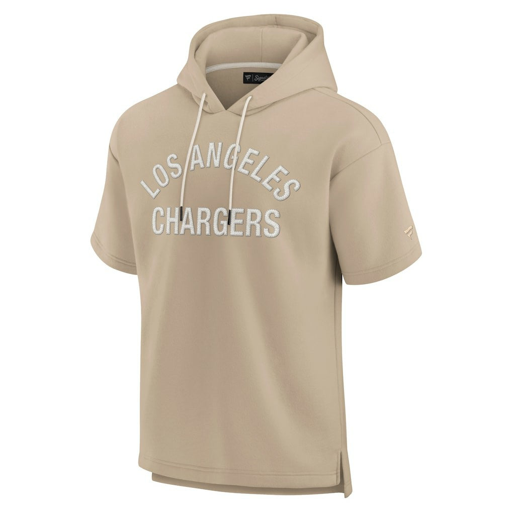NFL Los Angeles Chargers Unisex Elements Super Soft Fleece Short Sleeve Pullover Hoodie