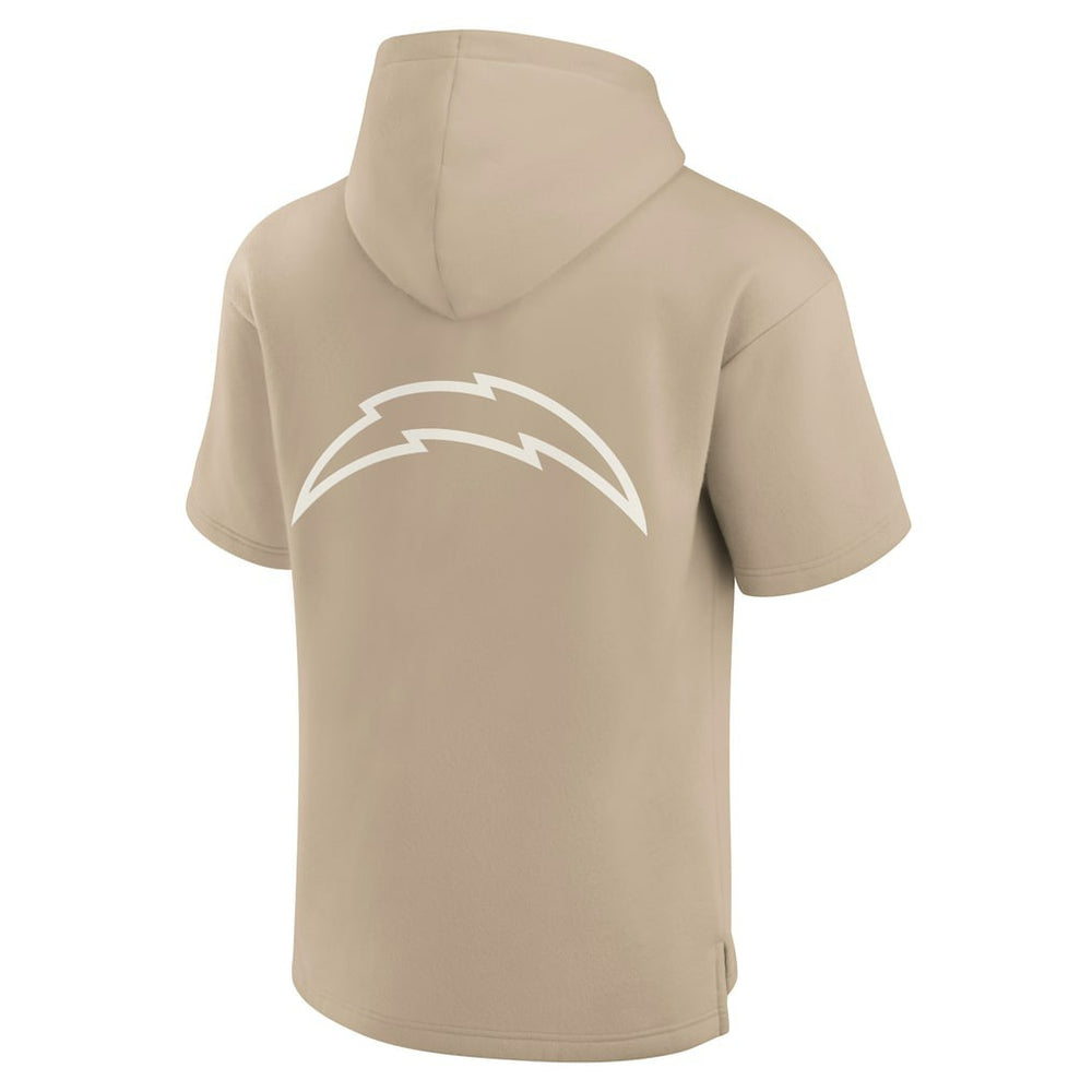 NFL Los Angeles Chargers Unisex Elements Super Soft Fleece Short Sleeve Pullover Hoodie