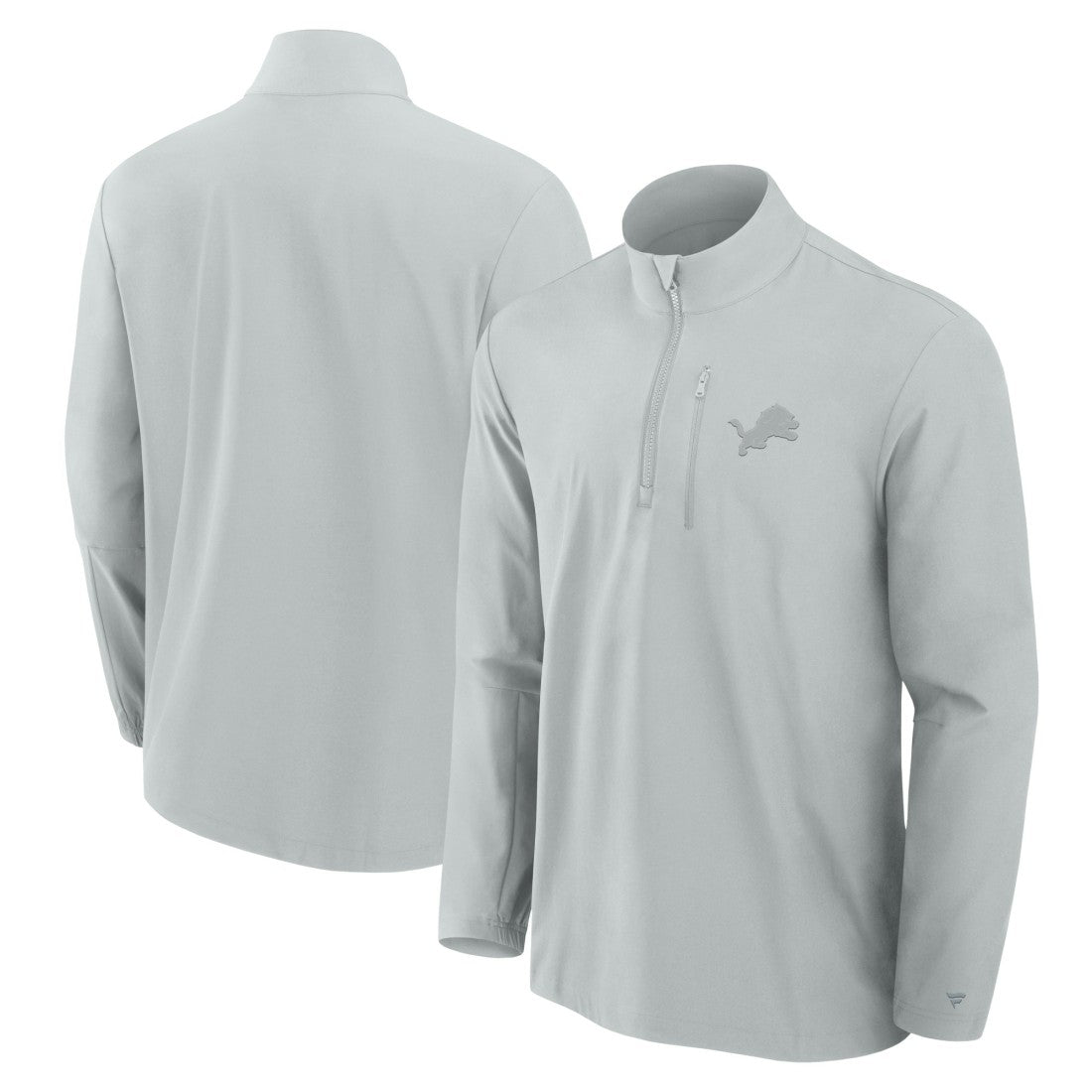 NFL Detroit Lions Front Office Micro Tonal Quarter-Zip Pullover