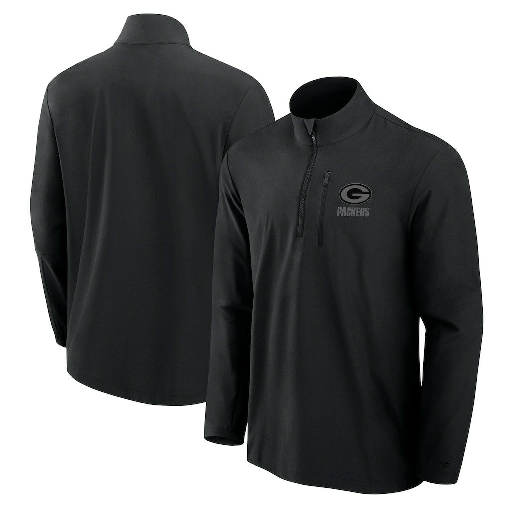 NFL Green Bay Packers Front Office Micro Tonal Quarter-Zip Pullover