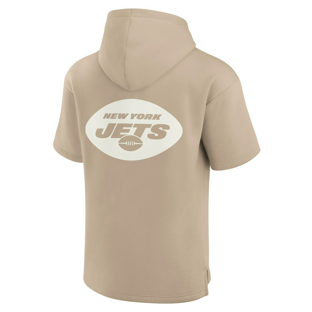 NFL New York Jets Unisex Elements Super Soft Fleece Short Sleeve Pullover Hoodie