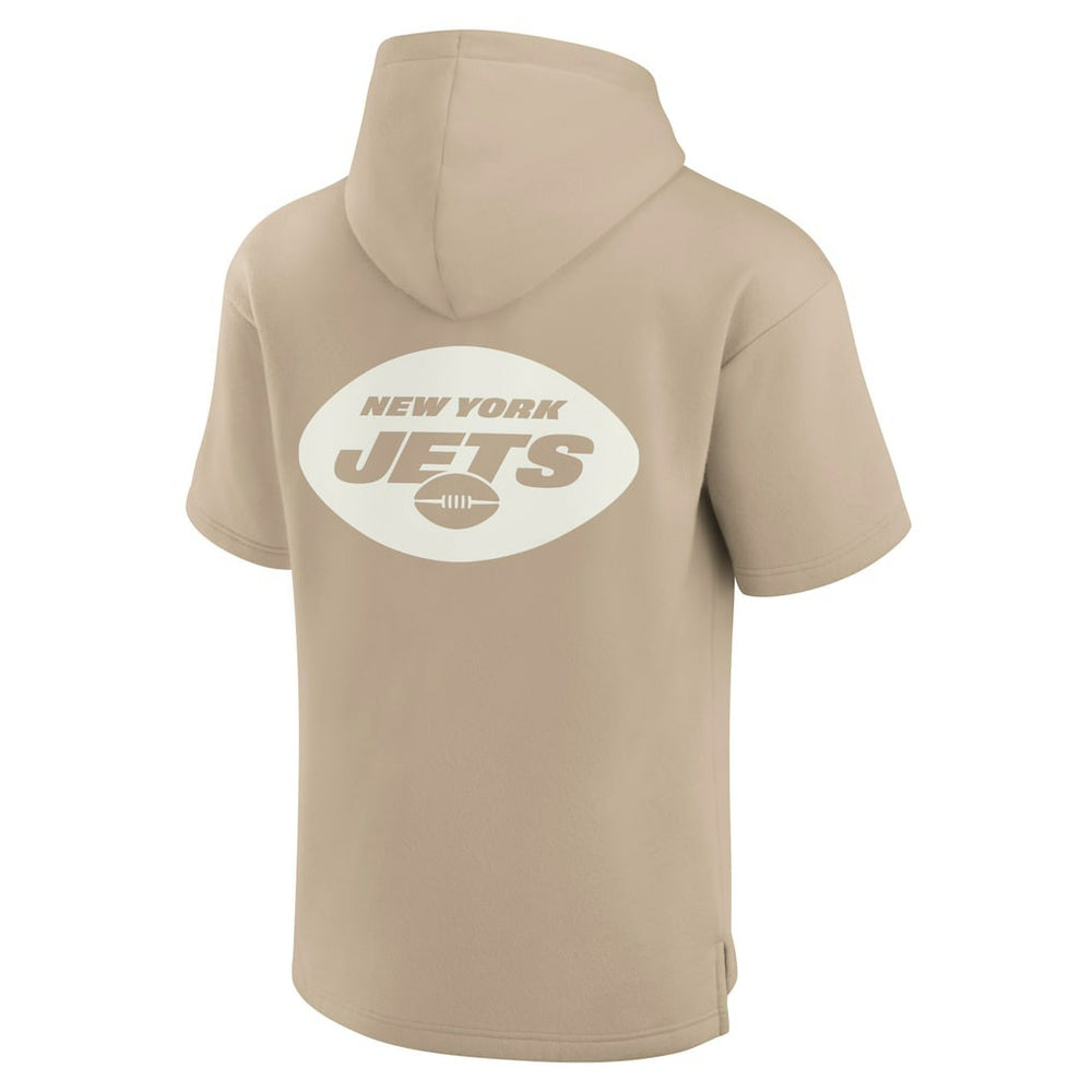NFL New York Jets Unisex Elements Super Soft Fleece Short Sleeve Pullover Hoodie