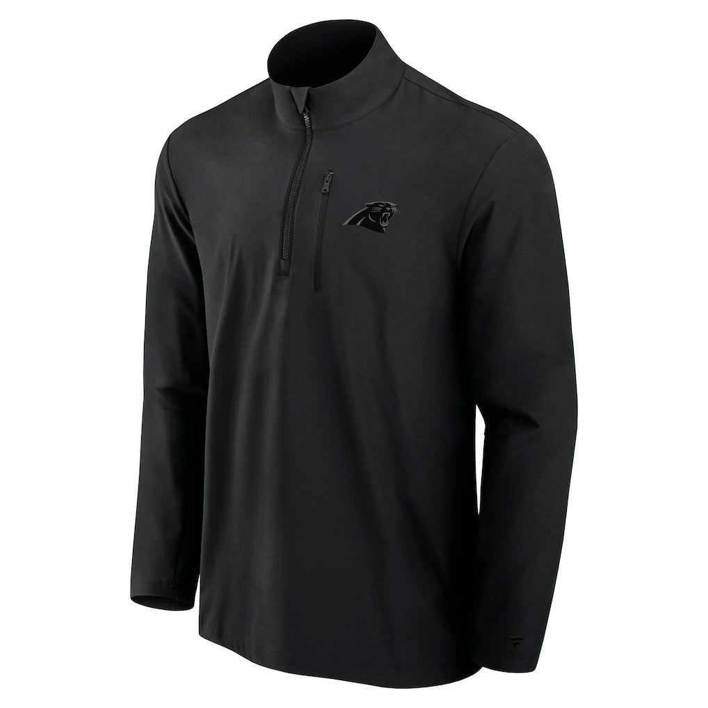 NFL Carolina Panthers Front Office Micro Tonal Quarter-Zip Pullover