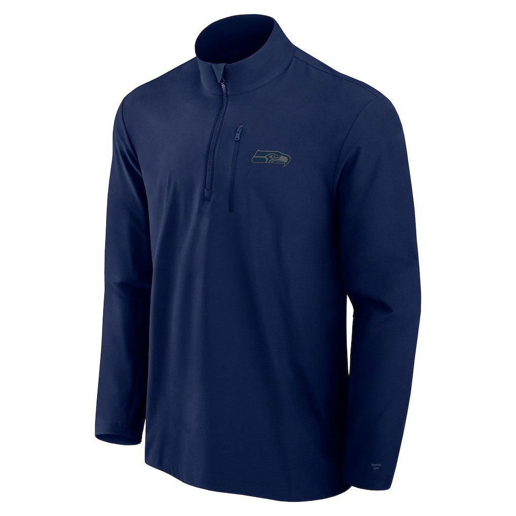 NFL Seattle Seahawks Front Office Micro Tonal Quarter-Zip Pullover