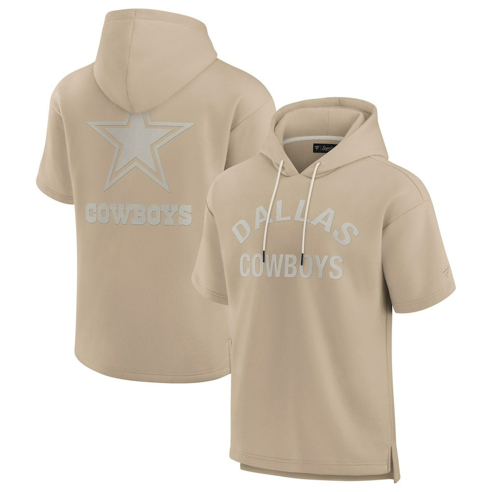 NFL Dallas Cowboys Unisex Elements Super Soft Fleece Short Sleeve Pullover Hoodie