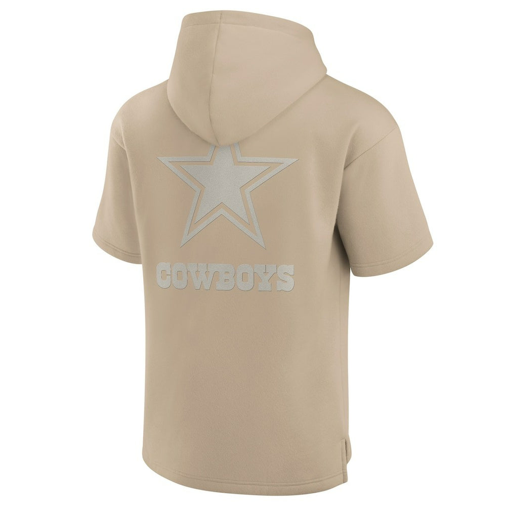 NFL Dallas Cowboys Unisex Elements Super Soft Fleece Short Sleeve Pullover Hoodie