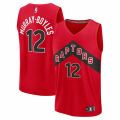 Collin Murray-Boyles Toronto Raptors 2025 NBA Draft First Round Pick Fast Break Replica Jersey - Icon Edition - Red | Fanatics discount