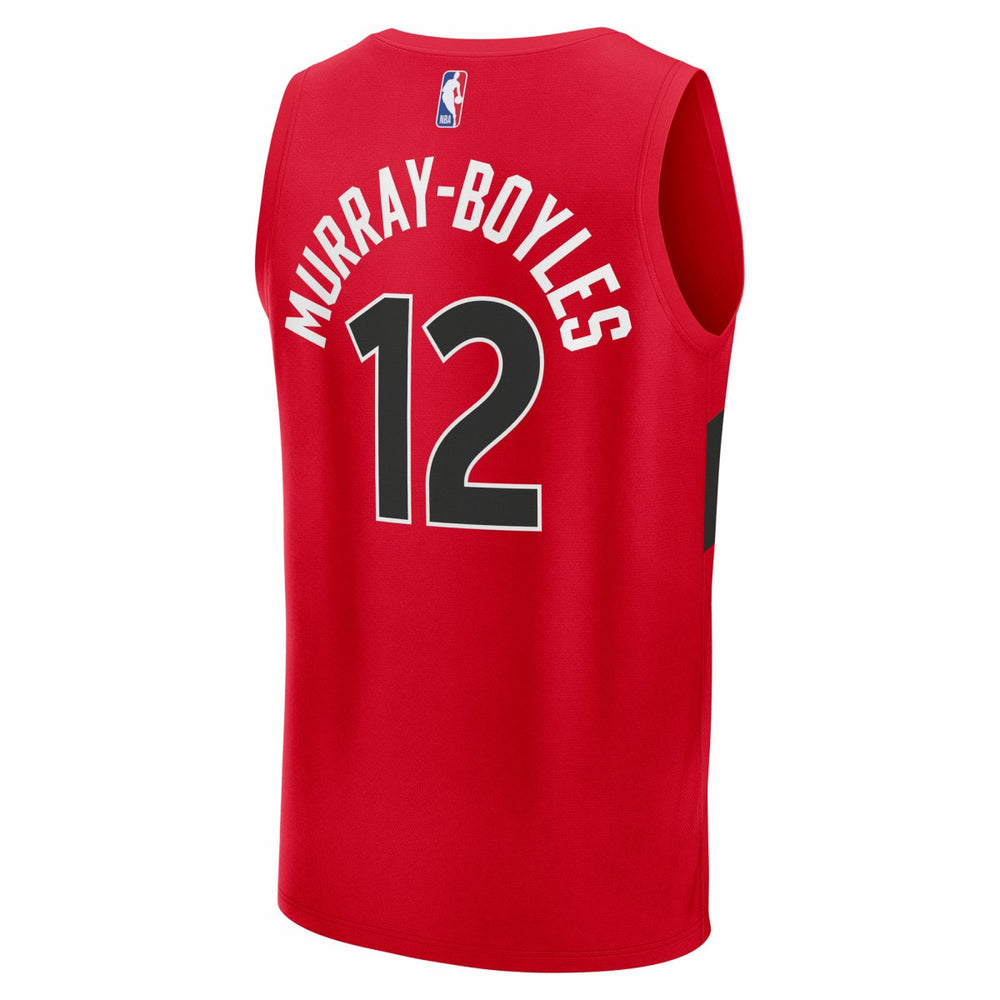 Collin Murray-Boyles Toronto Raptors 2025 NBA Draft First Round Pick Fast Break Replica Jersey - Icon Edition - Red | Fanatics discount
