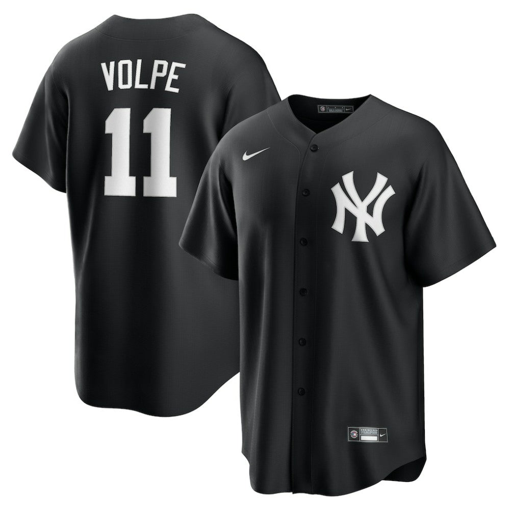 Anthony Volpe New York Yankees Fashion Replica Player Jersey - Black | Nike