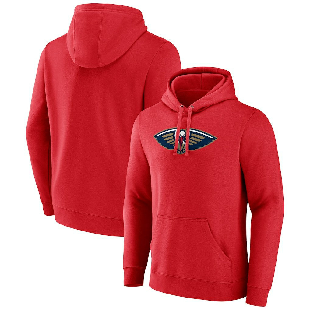 New Orleans Pelicans Primary Logo Pullover Hoodie - Red | Fanatics discount