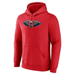 New Orleans Pelicans Primary Logo Pullover Hoodie - Red | Fanatics discount