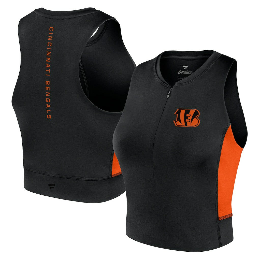NFL Cincinnati Bengals Women's Studio Fitted Gym Tank Top