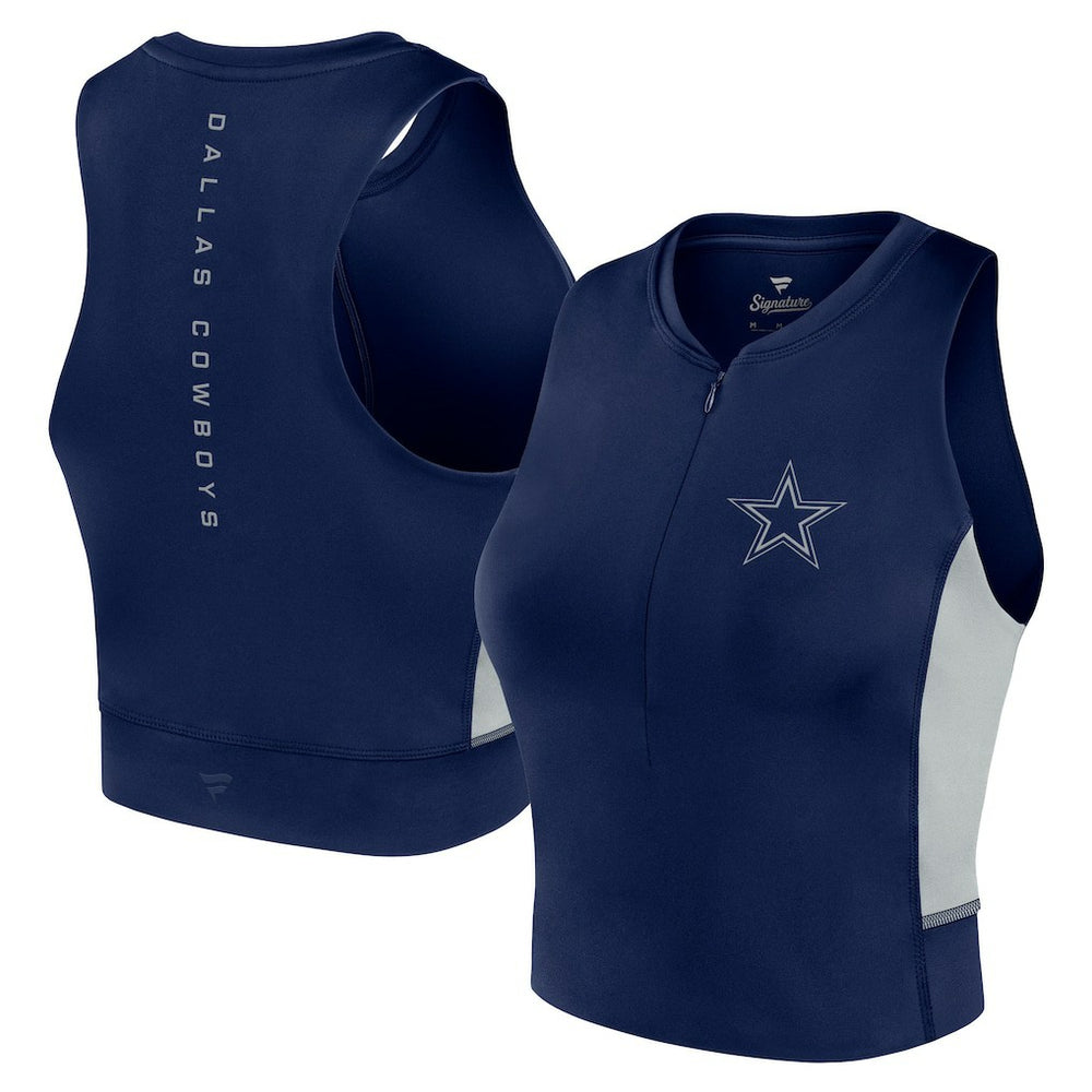 NFL Dallas Cowboys Women's Studio Fitted Gym Tank Top