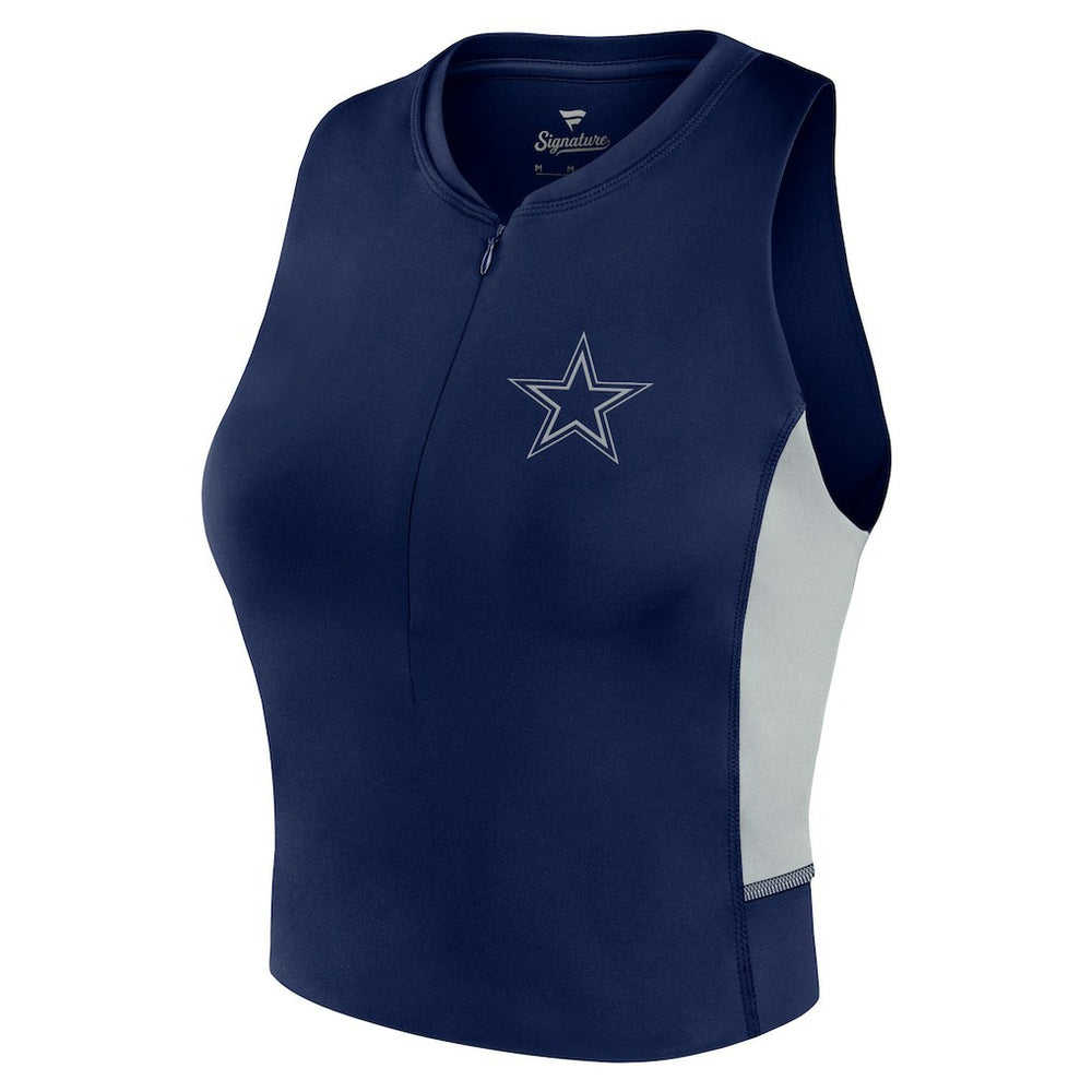 NFL Dallas Cowboys Women's Studio Fitted Gym Tank Top