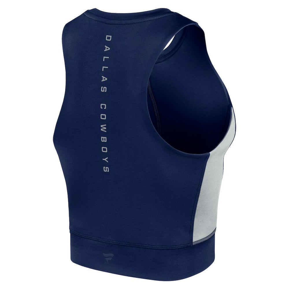 NFL Dallas Cowboys Women's Studio Fitted Gym Tank Top