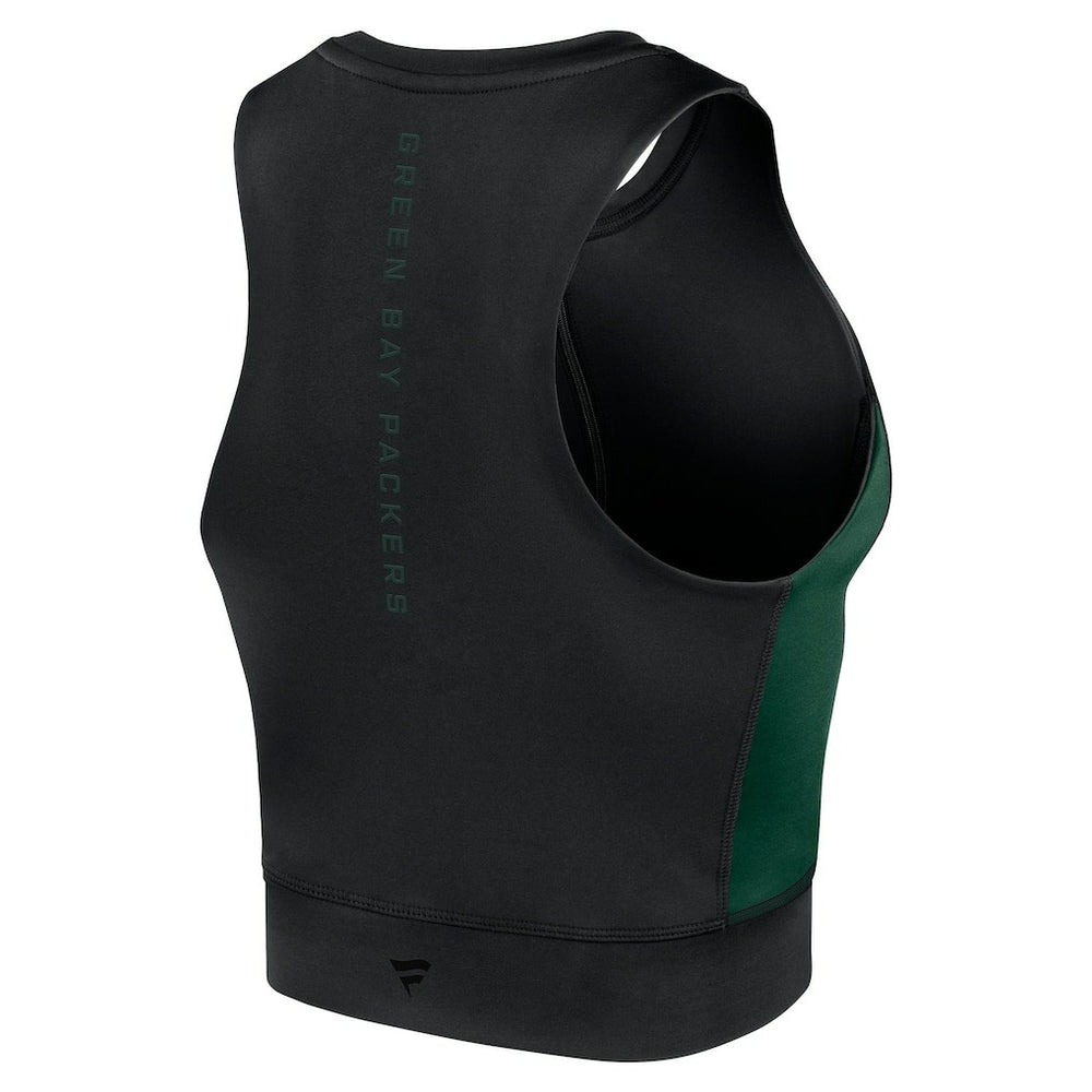 NFL Green Bay Packers Women's Studio Fitted Gym Tank Top