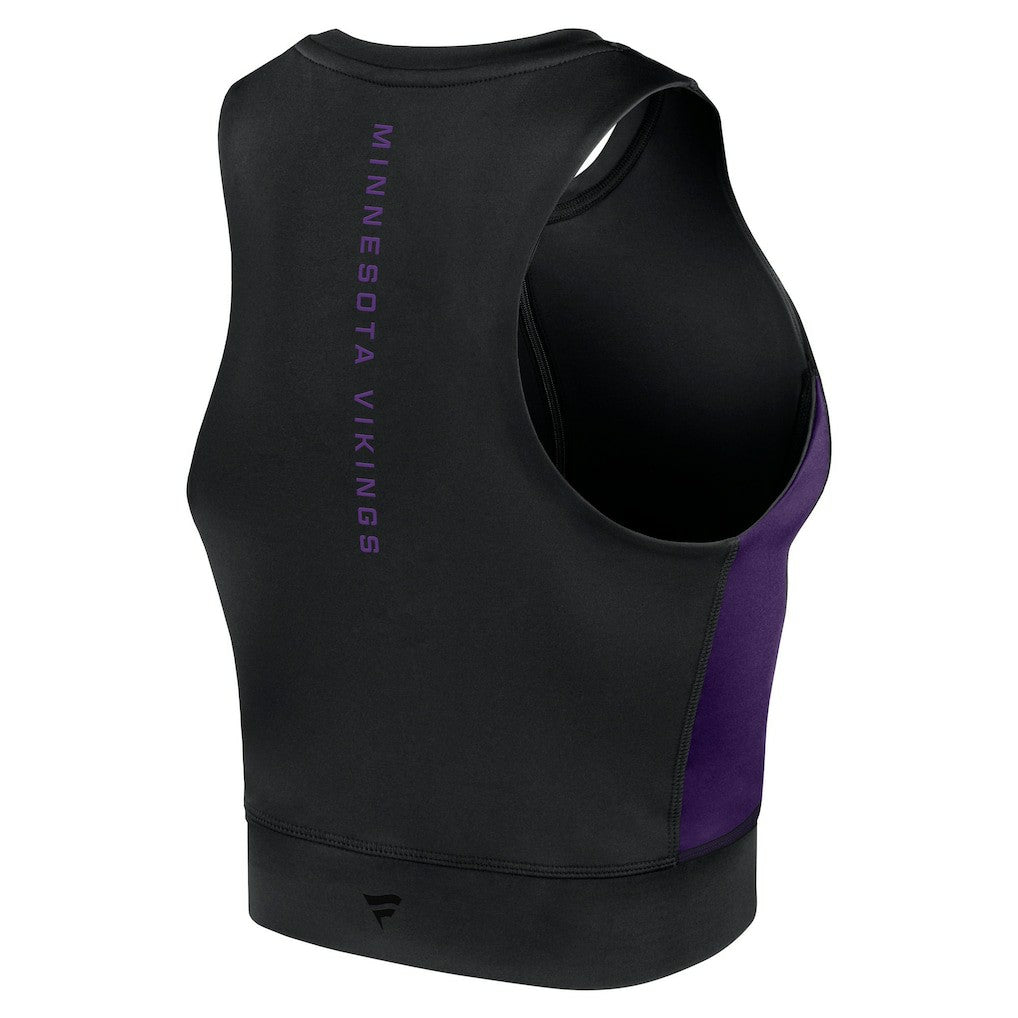 NFL Minnesota Vikings Women's Studio Fitted Gym Tank Top