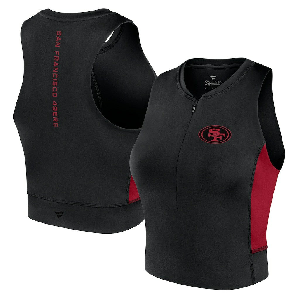 NFL San Francisco 49ers Women's Studio Fitted Gym Tank Top