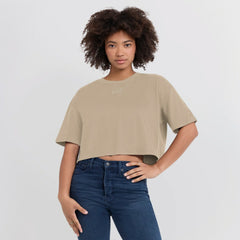 NFL Buffalo Bills Women's Elements Super Soft Boxy Cropped T-Shirt