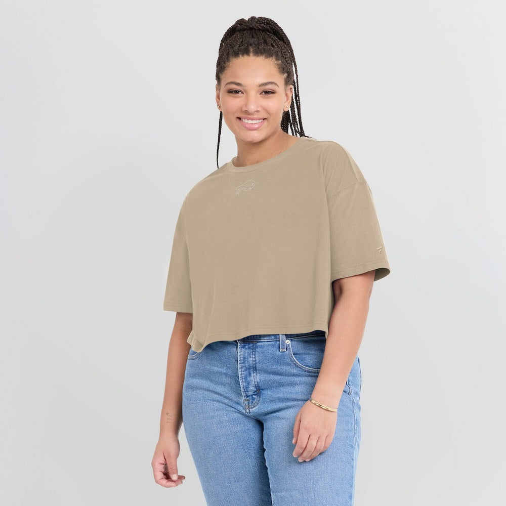 NFL Buffalo Bills Women's Elements Super Soft Boxy Cropped T-Shirt