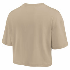NFL Las Vegas Raiders Women's Elements Super Soft Boxy Cropped T-Shirt