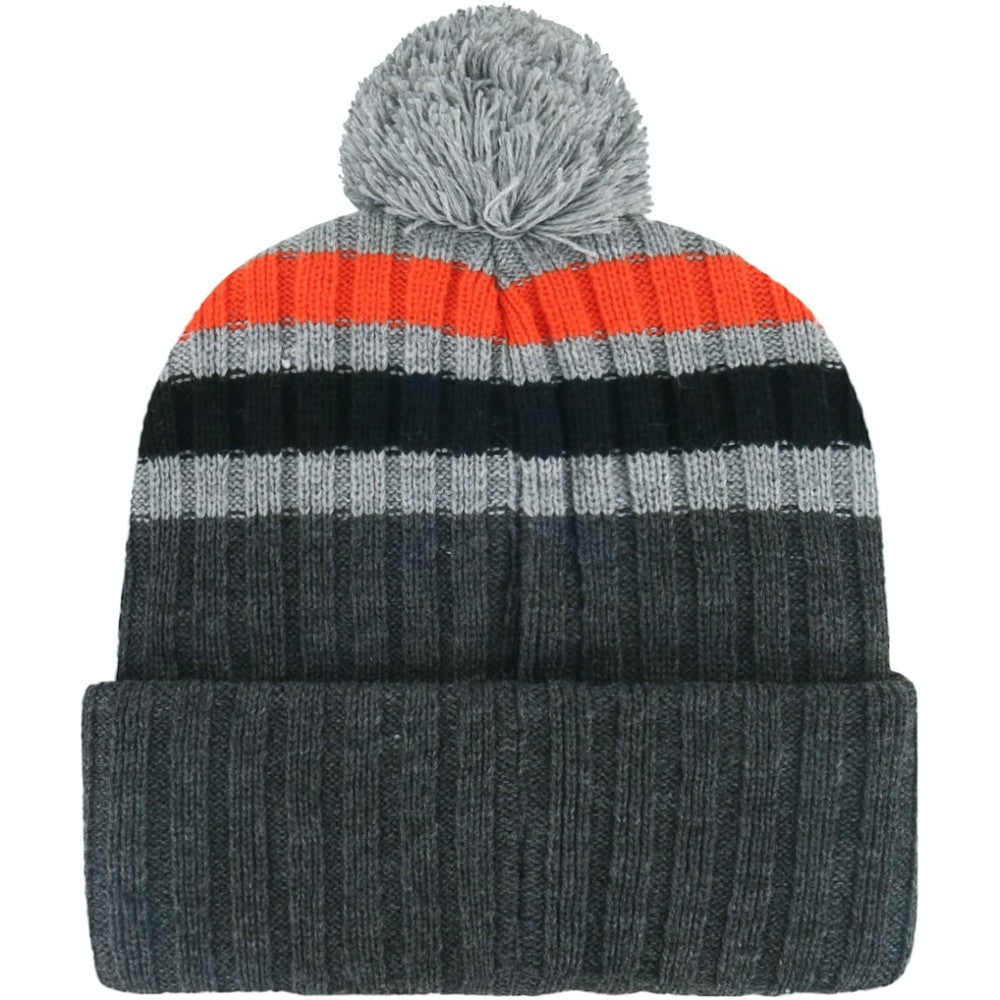 San Francisco Giants Stack Cuffed Knit Hat with Pom - Gray | 47 brand