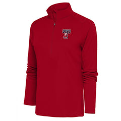 Texas Rangers Antigua Women's Patriotic Tribute Half-Zip Pullover Top - Red