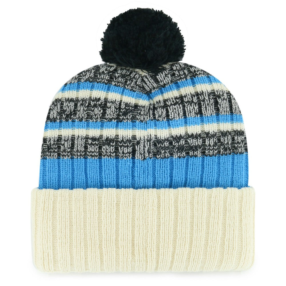 Miami Marlins Tavern Cuffed Knit Hat with Pom - Natural | 47 brand