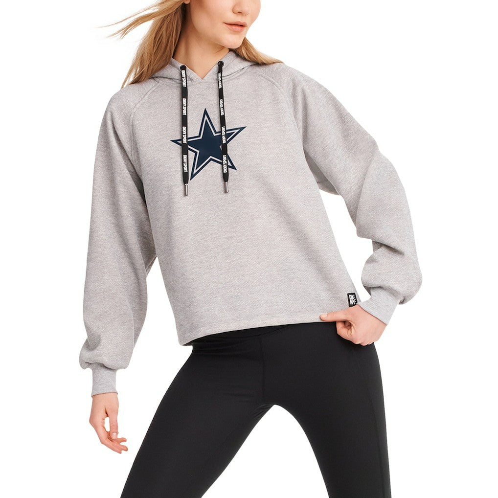 NFL Dallas Cowboys DKNY Sport Women's Debbie Dolman Raglan Pullover Hoodie