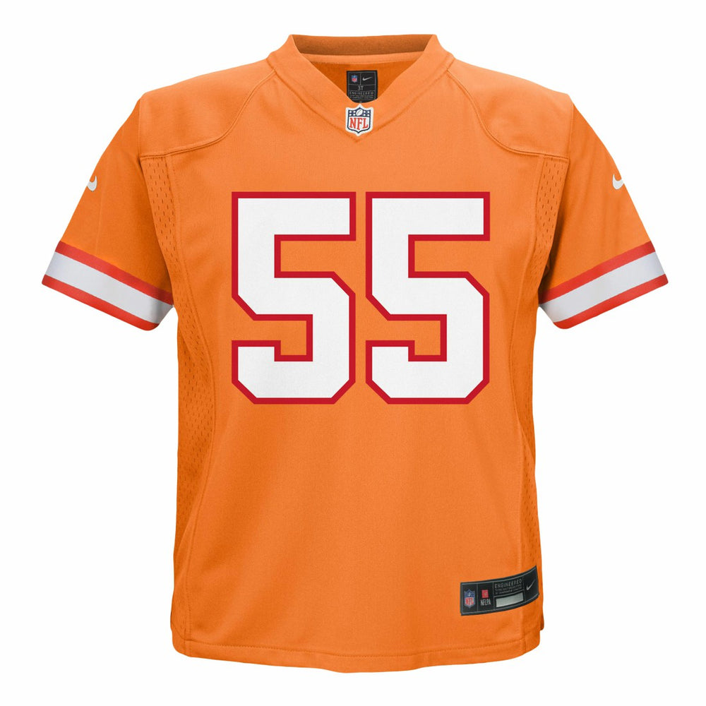 NFL Tampa Bay Buccaneers Derrick Brooks  Preschool Retired Player Game Jersey