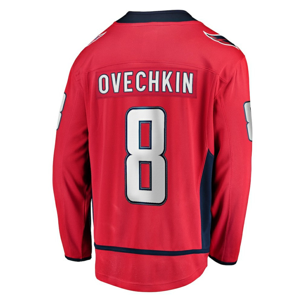 Alexander Ovechkin Washington Capitals Fanatics Captain Patch Home Breakaway Jersey