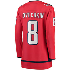 Alexander Ovechkin Washington Capitals Fanatics Women's Captain Patch Home Breakaway Player Jersey