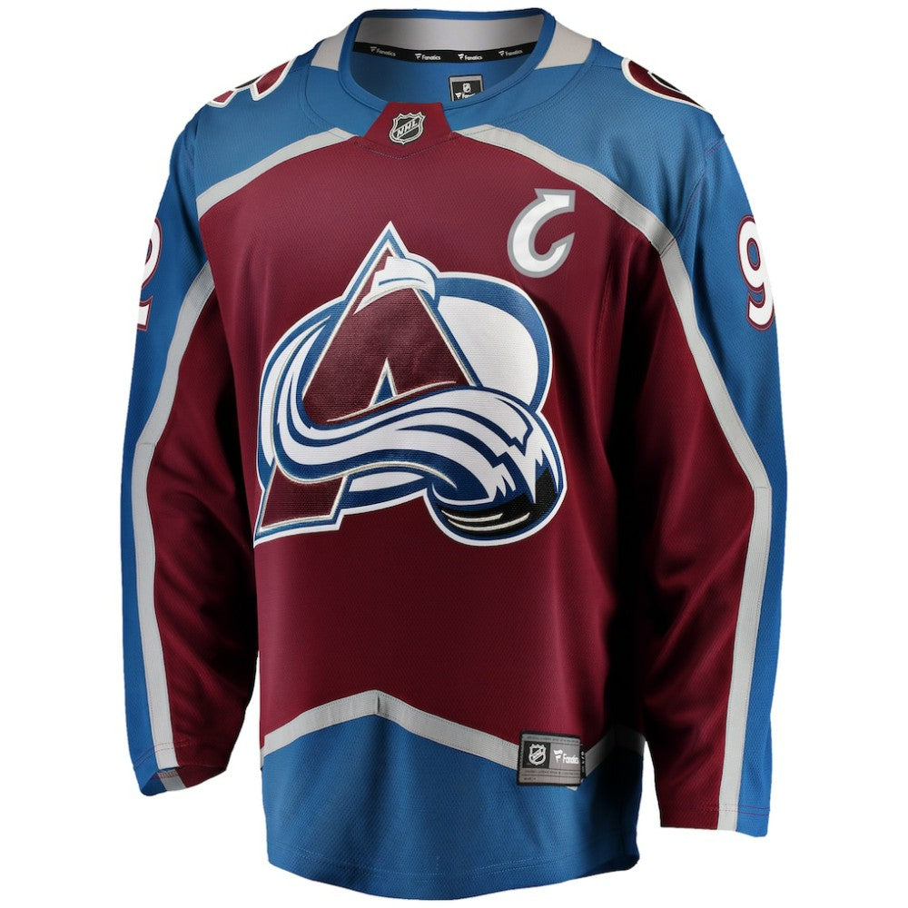 Gabriel Landeskog Colorado Avalanche Fanatics Captain Patch Home Breakaway Jersey