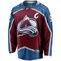 Gabriel Landeskog Colorado Avalanche Fanatics Captain Patch Home Breakaway Jersey