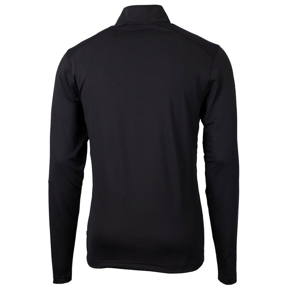 NFL Philadelphia Eagles Cutter & Buck Gridiron Classics Big & Tall Virtue Eco Pique Recycled Quarter-Zip Pullover Top