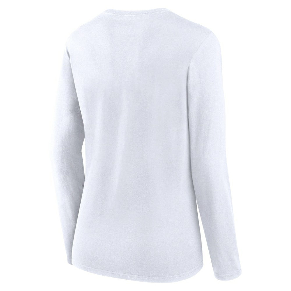 Washington Nationals Women's Lightweight Fitted Long Sleeve T-Shirt - White