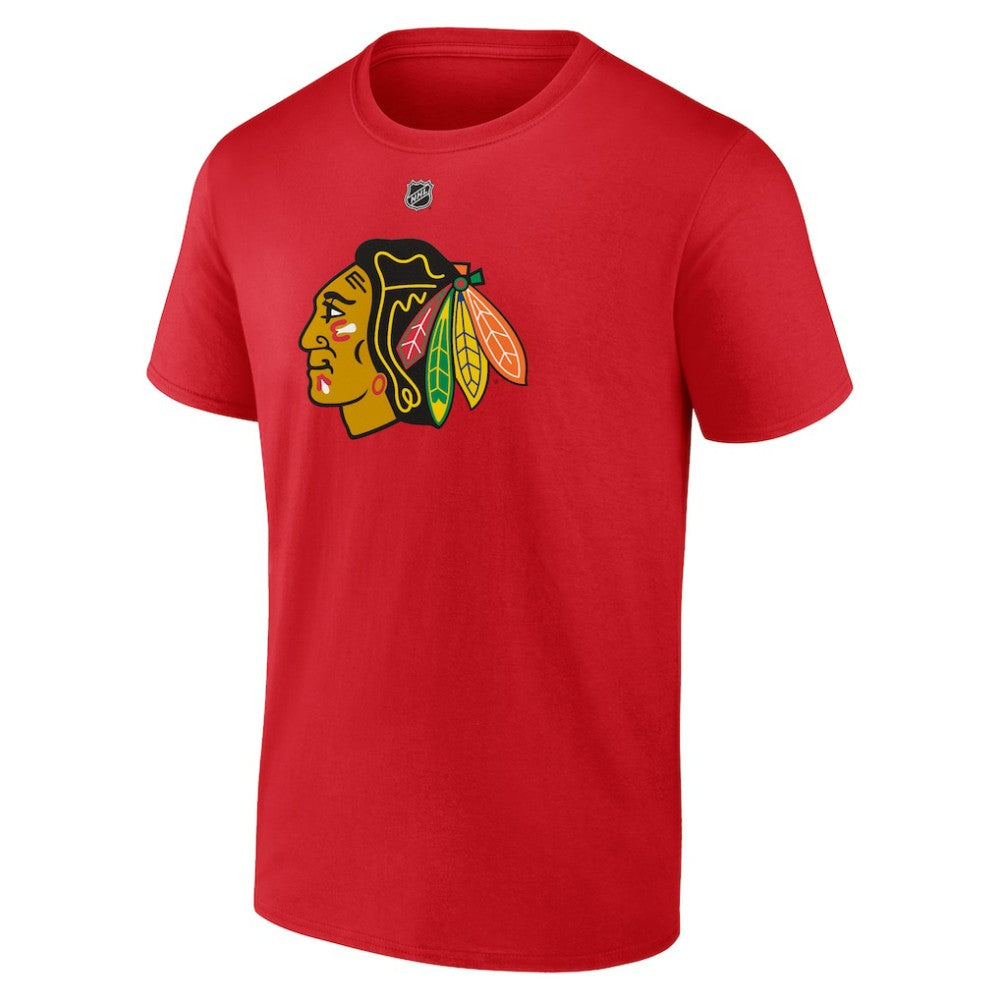 Connor Bedard Chicago Blackhawks Fanatics Authentic Stack Name & Number T-Shirt