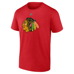 Connor Bedard Chicago Blackhawks Fanatics Authentic Stack Name & Number T-Shirt