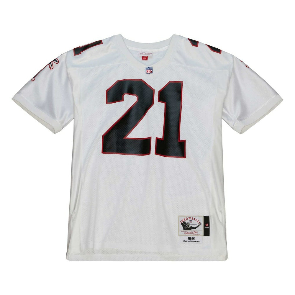 NFL Atlanta Falcons Deion Sanders  1991 Authentic Throwback Retired Player Jersey