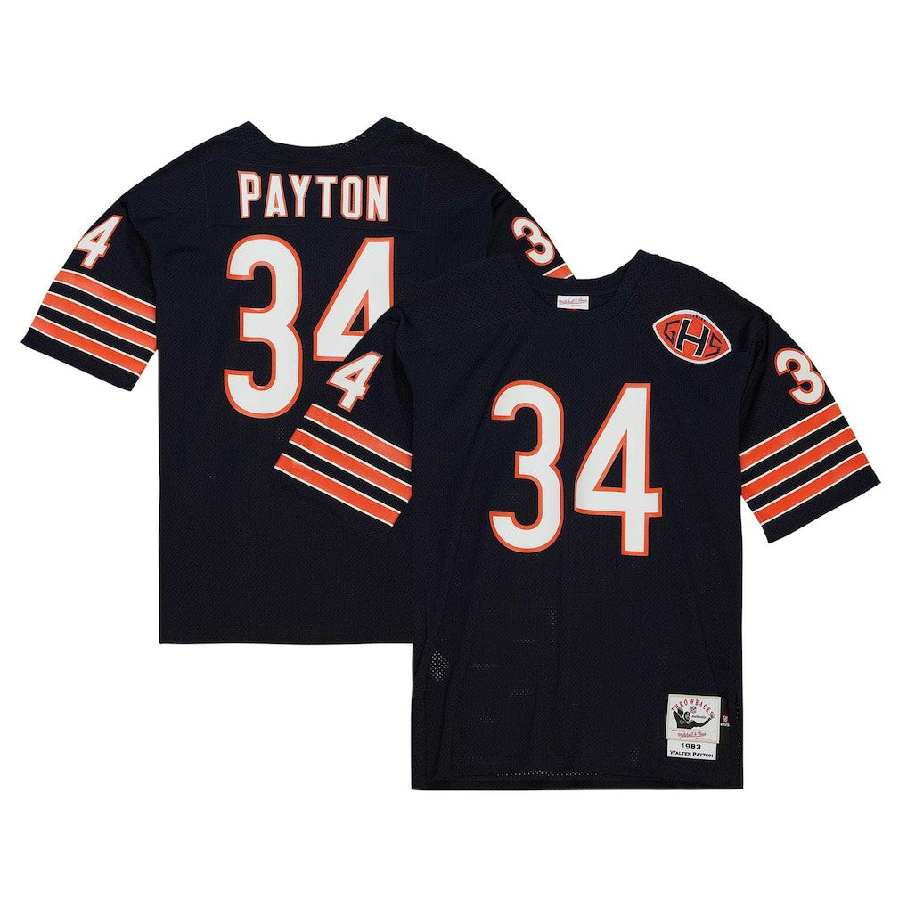 NFL Chicago Bears Walter Payton  1983 Authentic Throwback Retired Player Jersey
