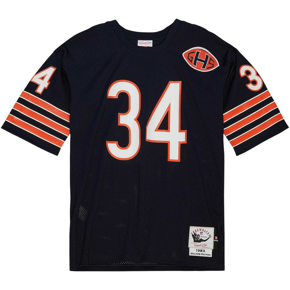 NFL Chicago Bears Walter Payton  1983 Authentic Throwback Retired Player Jersey